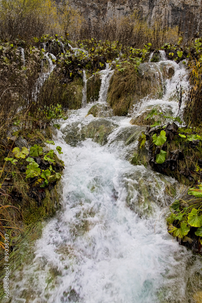 Naklejka premium Plitvice Lakes National Park