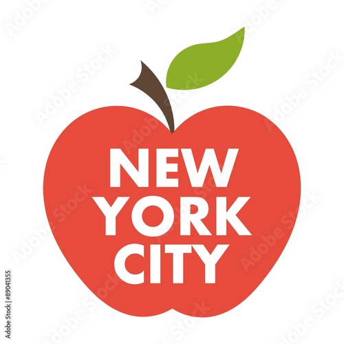 Big apple. New York city