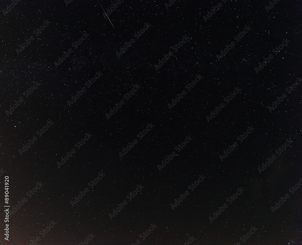 Fototapeta premium Perseids Meteor Shower. Atronomy Night Photography