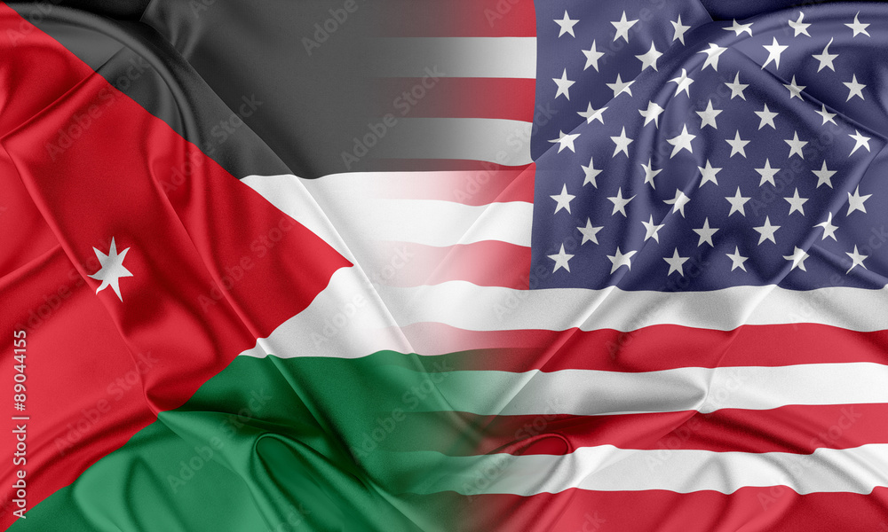 Obraz premium USA and Jordan