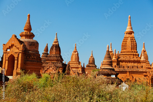 Ancient pagodas in Bagan  Myanmar