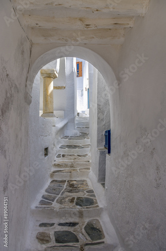 Street in Sifnos island, Cyclades, Greece