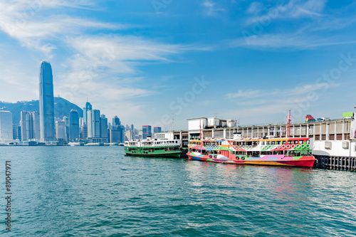 The Hong Kong ferry port