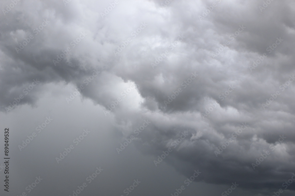 Obraz premium Background of storm clouds before a thunder-storm.