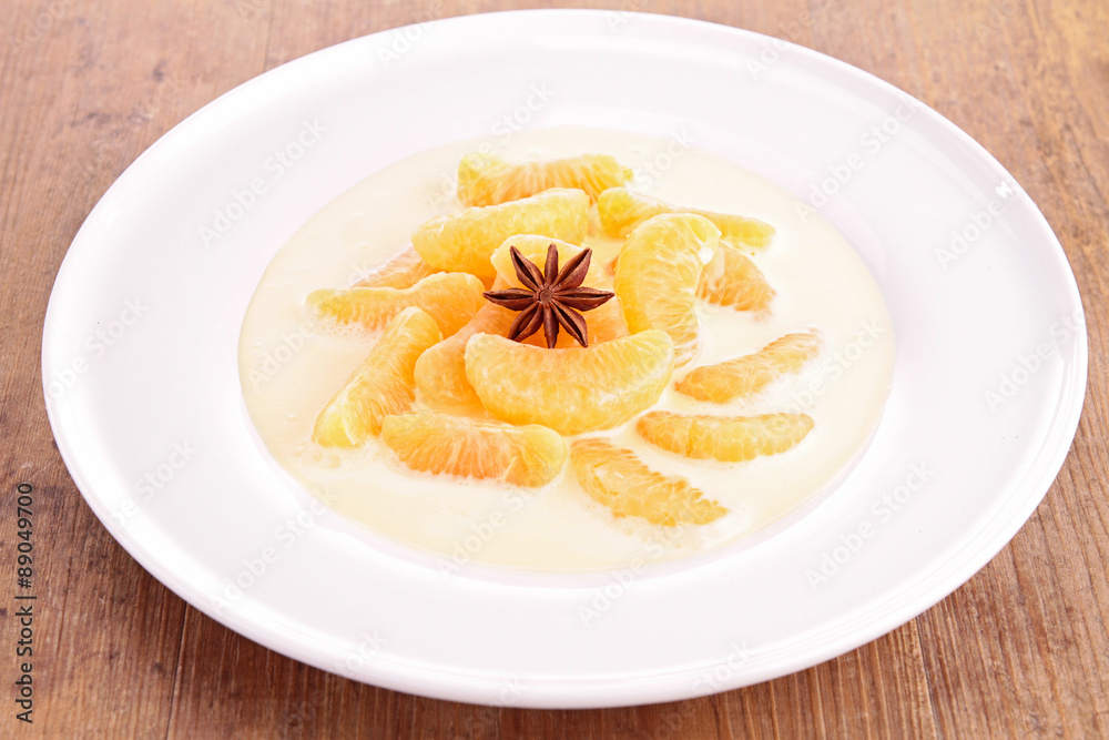 clementine and anise dessert clementine and anise dessert