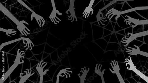 Frame from the zombies hands