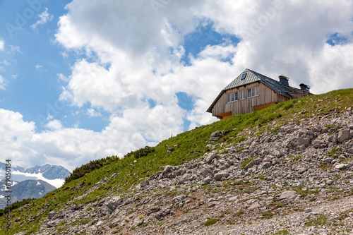 Billede på lærred House in the mountains