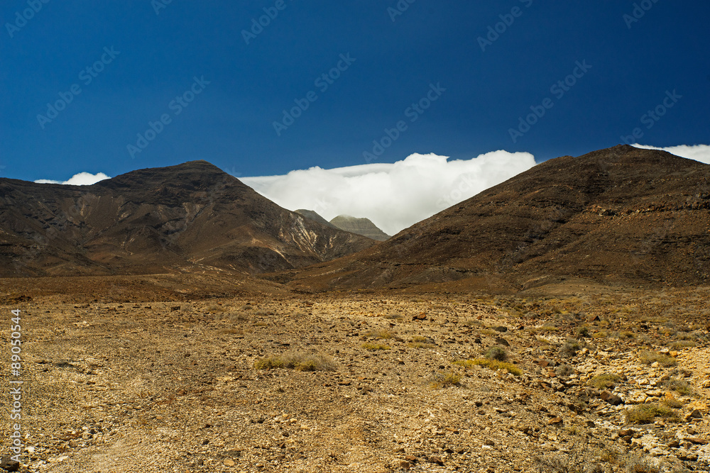  Mountains of  Fuerteventura in area Jandia