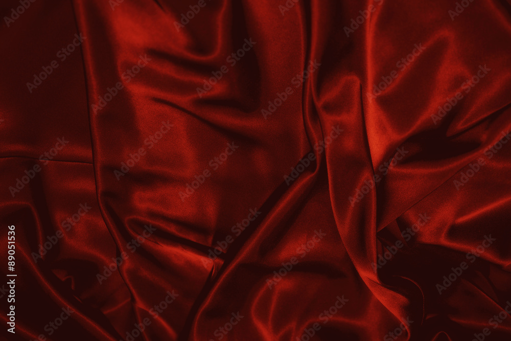 Fototapeta premium texture of a red silk