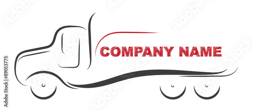 Gezeichneter Truck | LKW | Logo