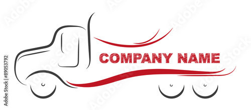 Gezeichneter Truck | LKW | Logo