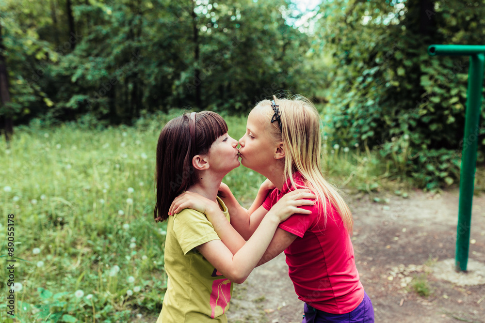 Fototapeta premium children, wood