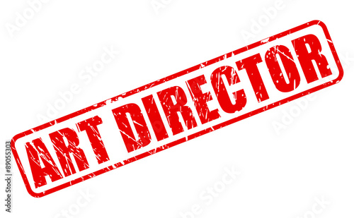 Art Director red stamp text
