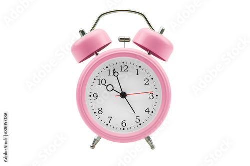 Alarm clock isolated on white background
