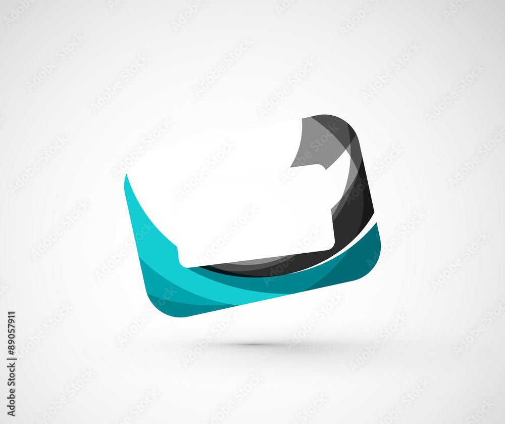 Abstract geometric company logo frame, screen Abstract geometric company logo frame, screen