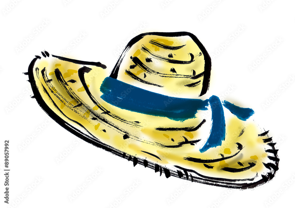 麦わら帽子 Stock イラスト Adobe Stock