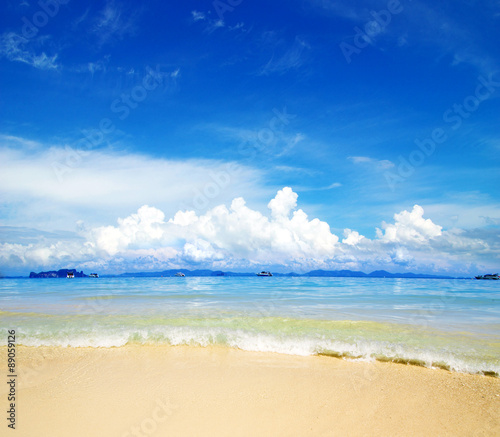 beach and tropical sea