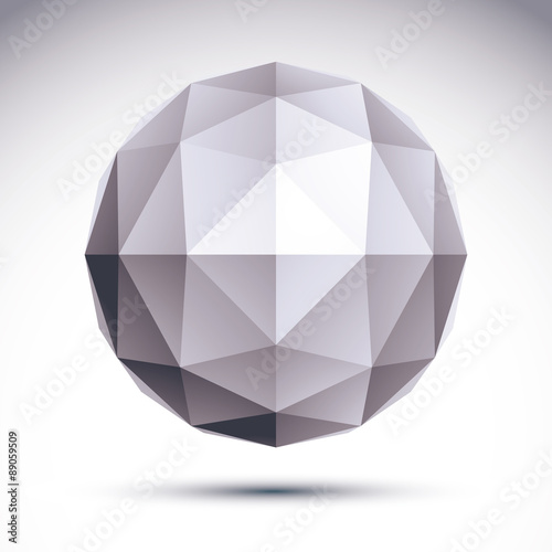 Abstract geometric 3D objec...