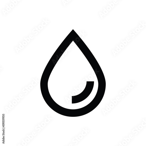 Drop Vector Icon
