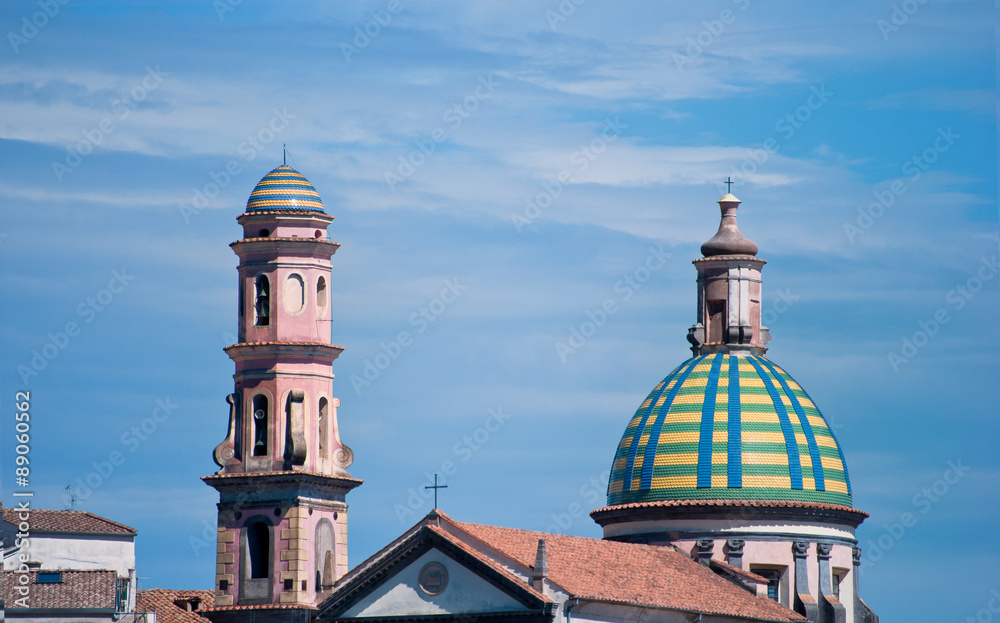 Dome and bell tower church