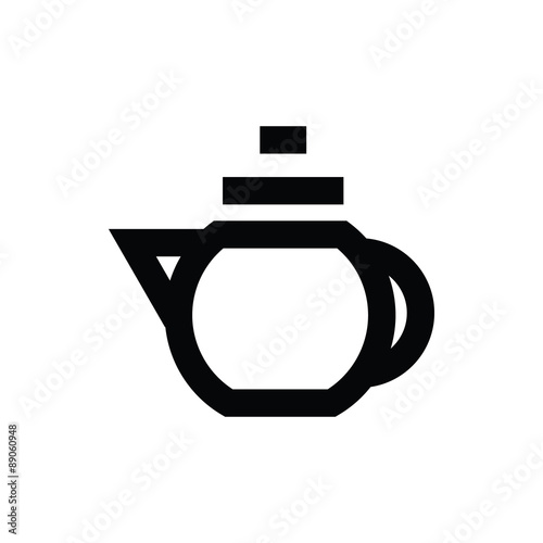 Teapot Vector Icon
