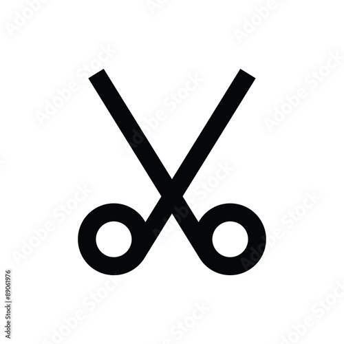 Scissor Vector Icon
