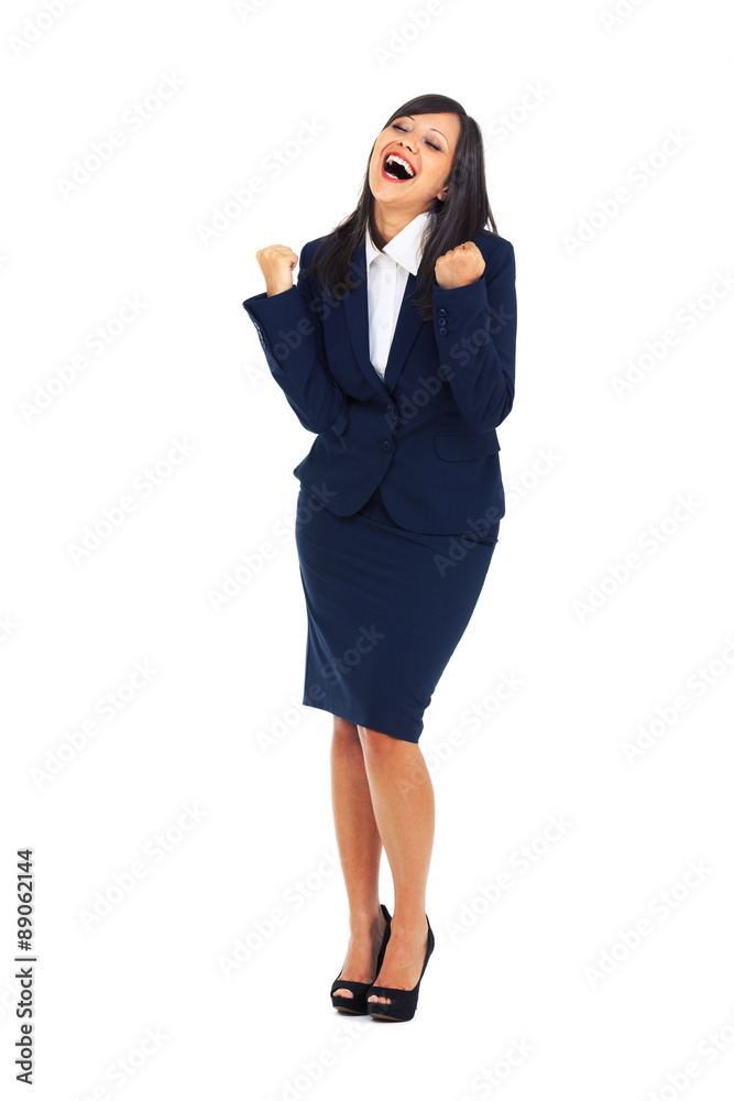 Excited Businesswoman Excited Businesswoman