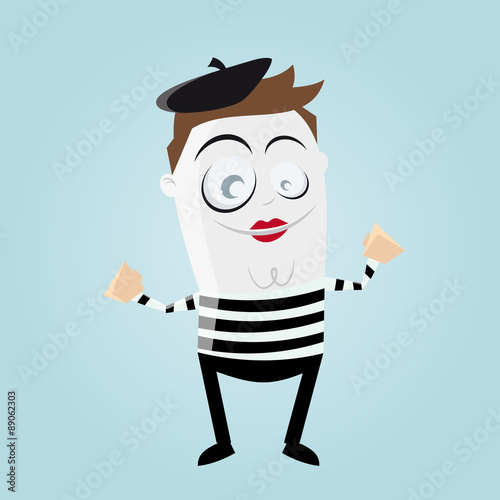 pantomime cartoon lustig clown