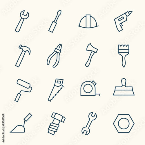 Tools icon set