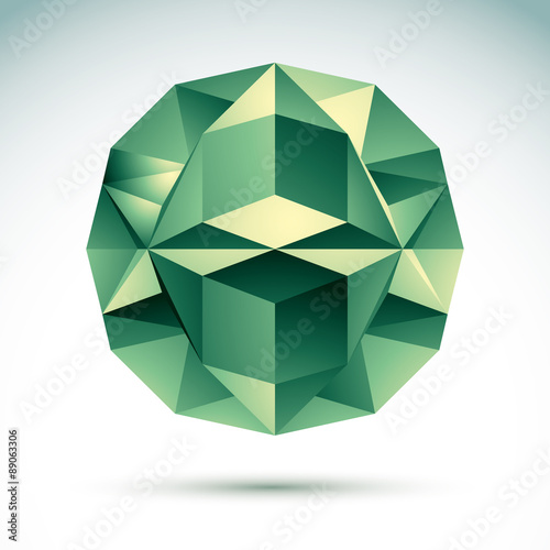 Abstract geometric 3D objec...