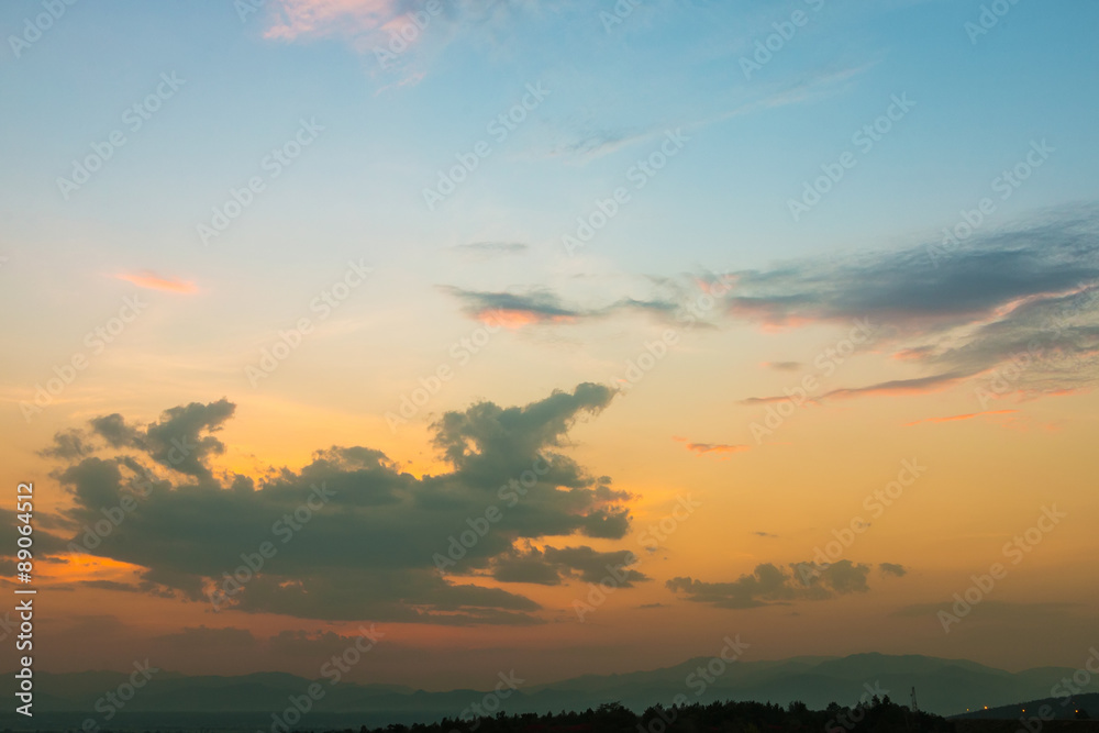 Sunset Sky Background Sunset Sky Background