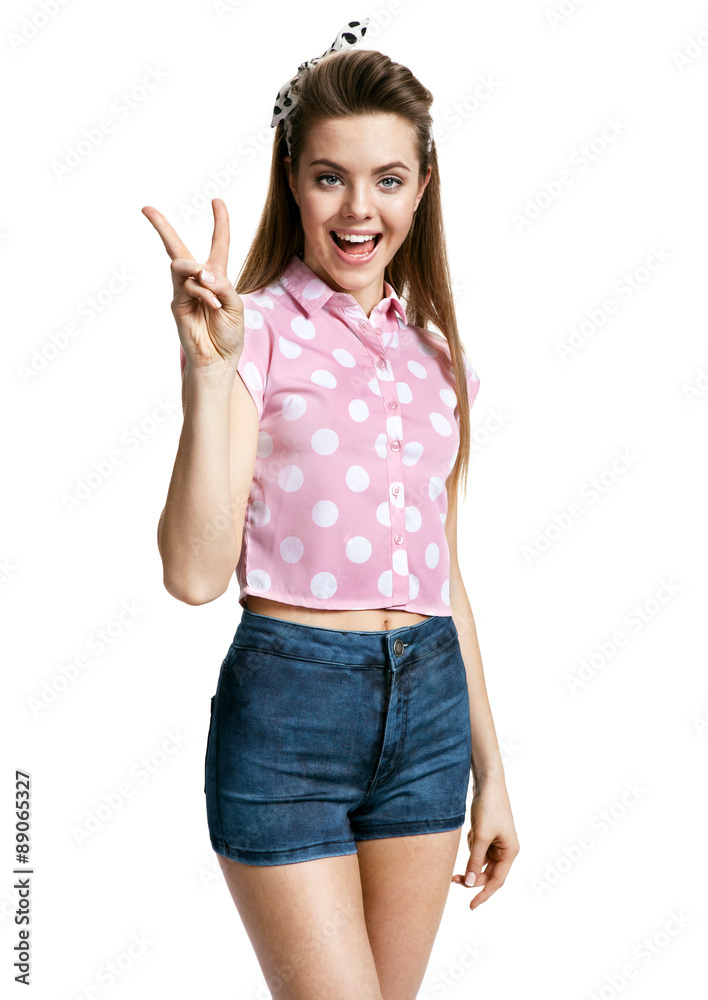 Right hand gesture peace sign Right hand gesture peace sign