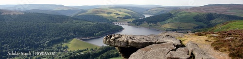 Ladybower reservoir, Derbyshire, England photo