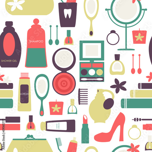 Vector bathroom background