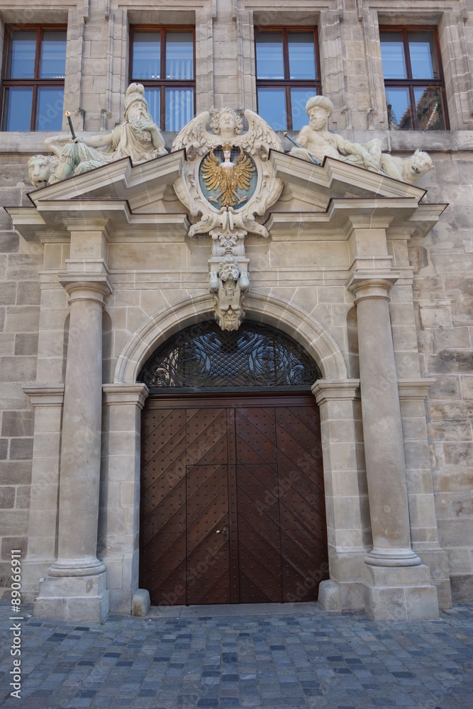 Eingangsportal Rathaus Nürnberg