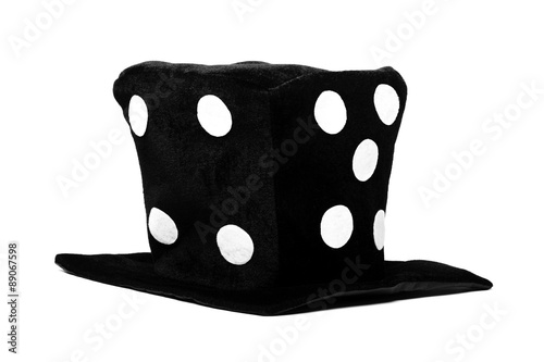 Top hat isolated against white background photo