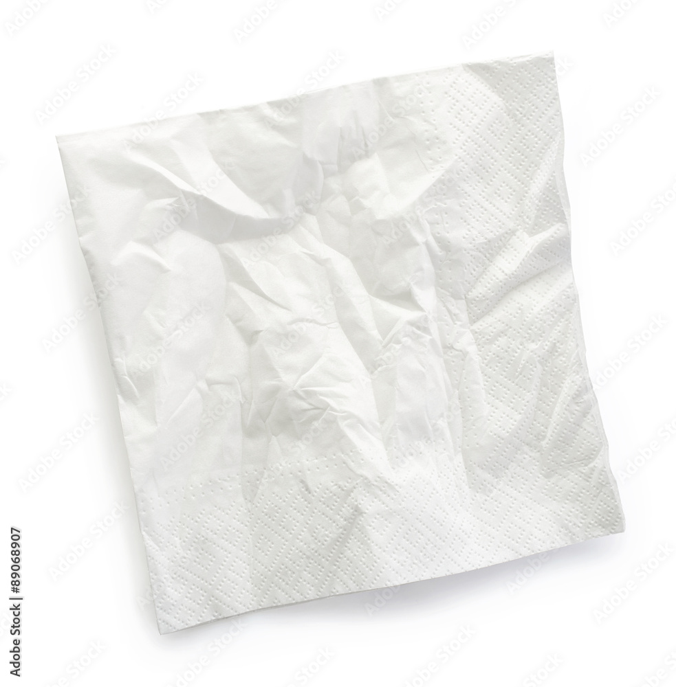 white paper napkin white paper napkin