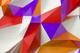 abstract color background low poly