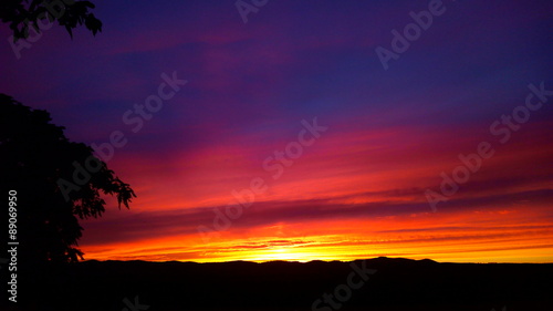 Atardecer rojo © David A. L