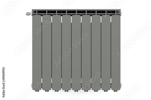 black heating radiator