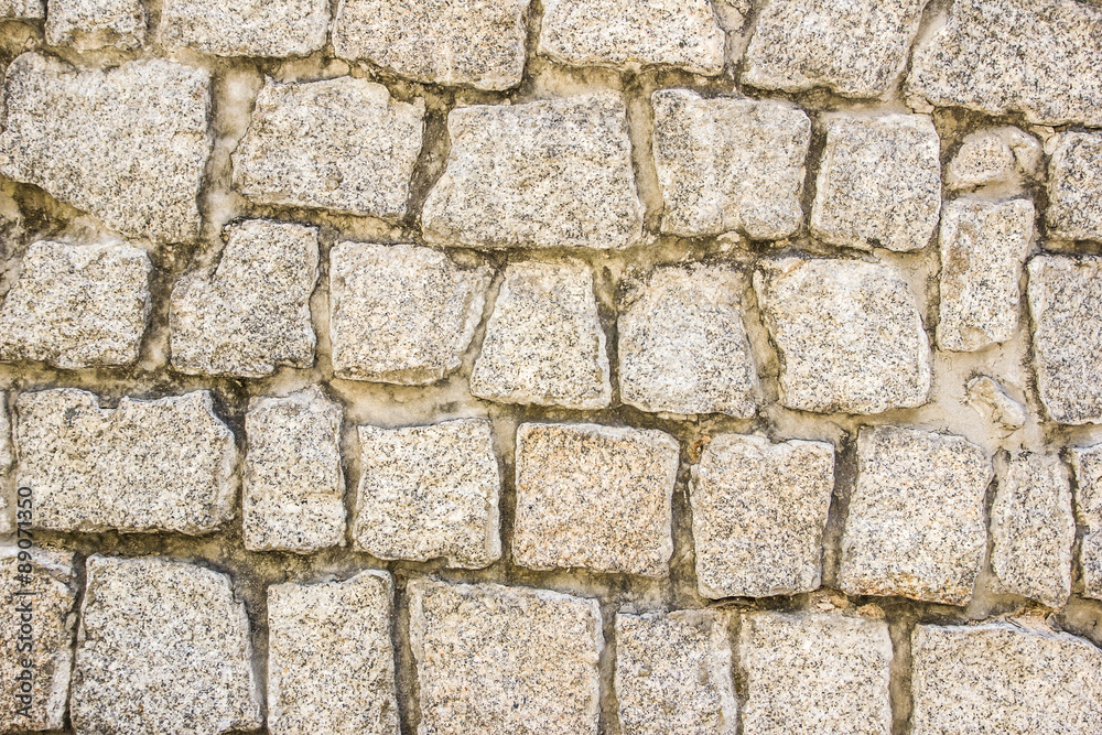 Gray block footpath background.