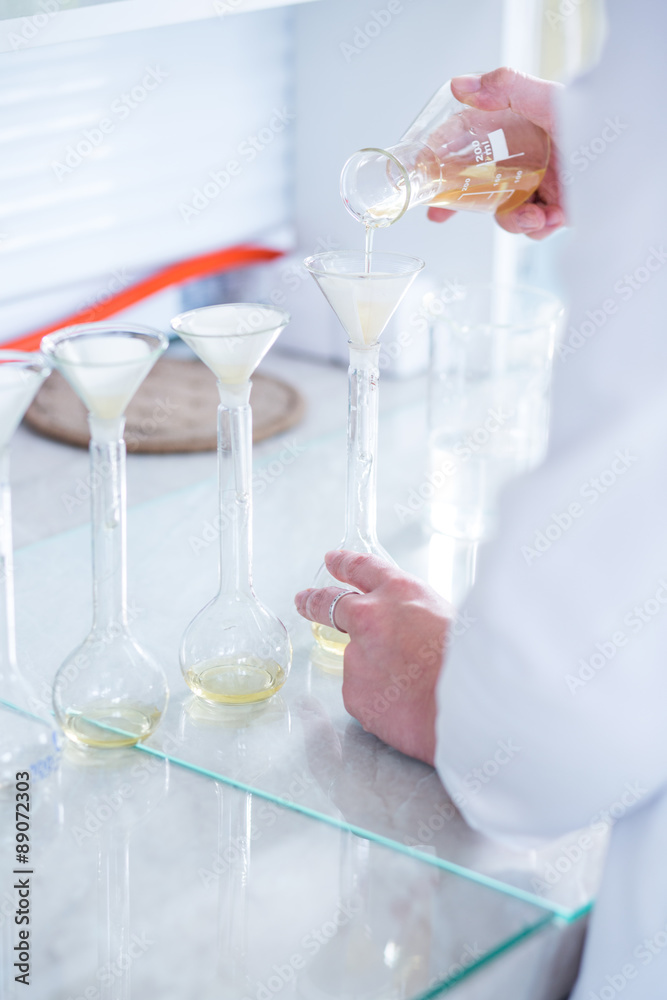 Chemistry experiment in laboratory Chemistry experiment in laboratory