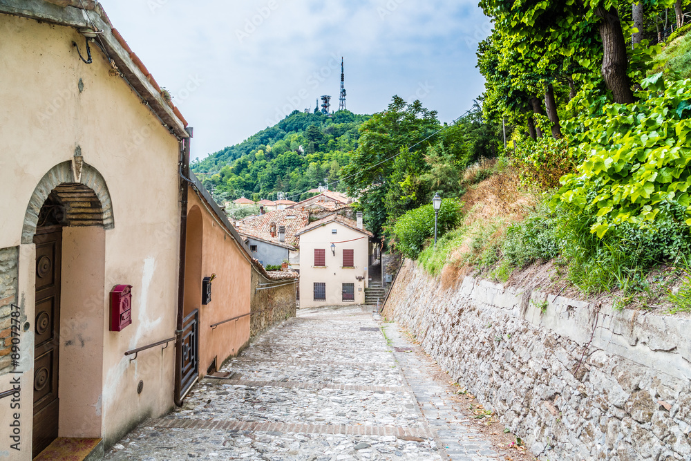 alleys of the medieval village