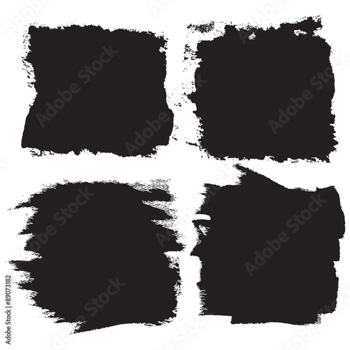 Vector Set of Sketch Grunge Dirt Overlay Texture, individual objects.