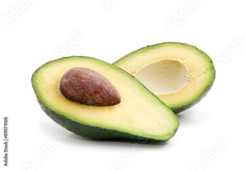 Avocado isolated on white