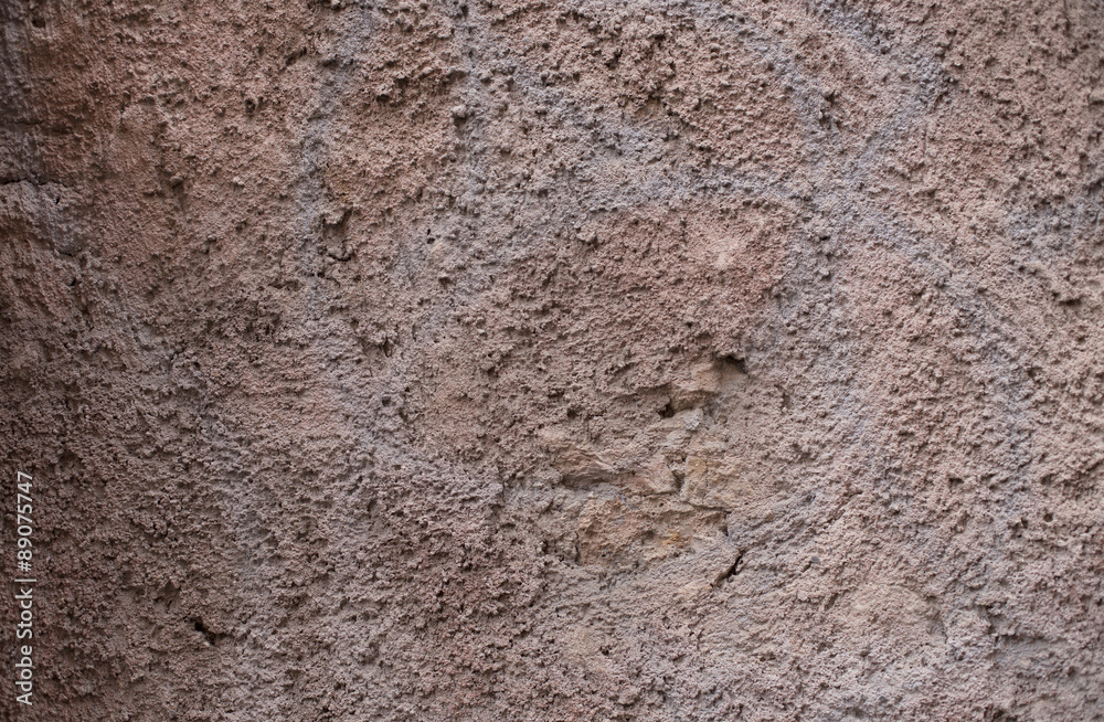 Antique textured wall from stone in Rome