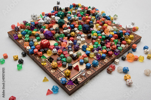 Chaos and strategy, dice and chess