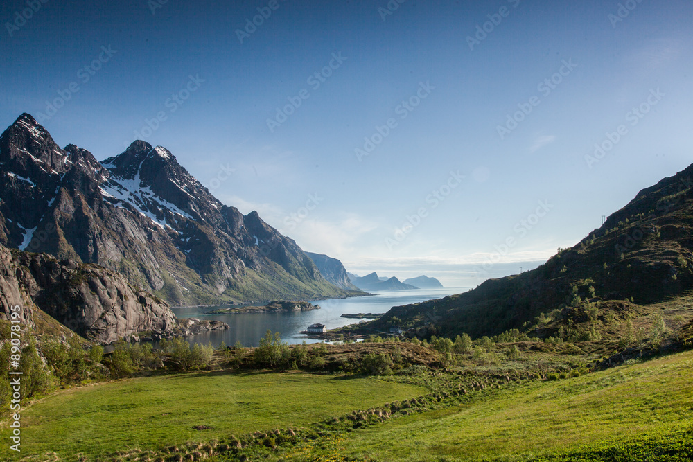 lonley house in Lofoten lonley house in Lofoten