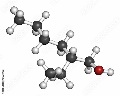 2-ethylhexanol (2-EH) molecule.  photo