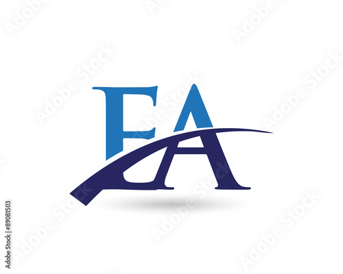 EA Logo Letter Swoosh